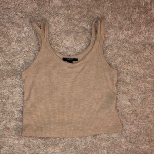 Forever 21 beige tank top